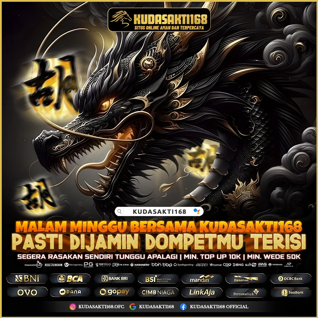 KUDASAKTI168: Situs Slot Gacor Hari Ini Gampang Menang Deposit Qris Slot88